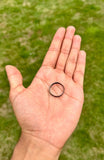 Pure Iron Ring Sarbloh Horseshoe Protection Luck Amulet Punjabi Hindu Sikh  i31