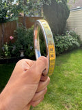 Punjabi Gurmukhi Kara Stainless Steel Brass smooth Sikh Flat kada Bangle B32 New
