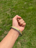 Punjabi Gurmukhi Kara Stainless Steel Brass smooth Sikh Flat kada Bangle B32 New