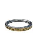 Mool Mantar Kara Smooth Flat Stainless Steel Brass Flat Singh Kaur Kada Sikh B33