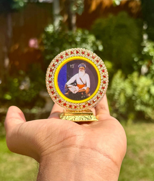 Sikh Car Stand Baba Deep Singh Ji Guru Nanak Dev Ji Home Dashboard Decor RRRB