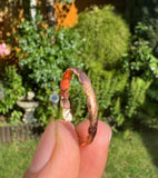 Shani Iron chala Nazar Shield Twist Ring Non Adjustable Evil Eye Pure Protection