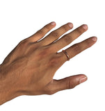 Shani Iron chala Nazar Shield Twist Ring Non Adjustable Evil Eye Pure Protection