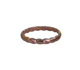 Shani Iron chala Nazar Shield Twist Ring Non Adjustable Evil Eye Pure Protection