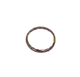 Shani Iron chala Nazar Shield Twist Ring Non Adjustable Evil Eye Pure Protection