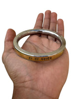 Hindu Steel Brass Kara Har Har Mahadev Mantra Engraved Religious Kada Bangle B35