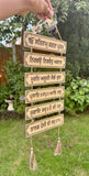 Wooden Sikh Plaque Mool Mantar Mantra Door Singh Wall Hanging Home Decor TTT2