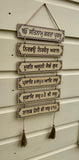 Wooden Sikh Plaque Mool Mantar Mantra Door Singh Wall Hanging Home Decor TTT2