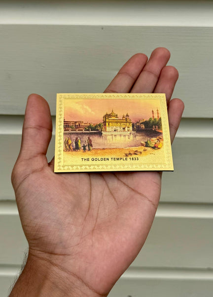 Sikh Golden Temple 1833 Portrait Fridge Magnet Singh Souvenir Darbar Sahib OFK1 New Spiritual Amritsar Harmandir Swarn Mandir Sikhism Punjab