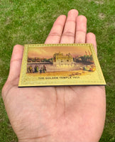 Sikh Golden Temple 1833 Portrait Fridge Magnet Singh Souvenir Darbar Sahib OFK1 New Spiritual Amritsar Harmandir Swarn Mandir Sikhism Punjab
