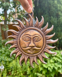 Surya God Hanger Metal Hindu Sungod Decor Art Indian Home Sculpture Hanging TTT6