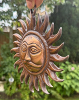 Surya God Hanger Metal Hindu Sungod Decor Art Indian Home Sculpture Hanging TTT6