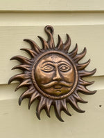 Surya God Hanger Metal Hindu Sungod Decor Art Indian Home Sculpture Hanging TTT6