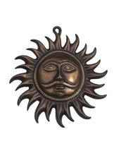 Surya God Hanger Metal Hindu Sungod Decor Art Indian Home Sculpture Hanging TTT6