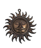 Surya God Hanger Metal Hindu Sungod Decor Art Indian Home Sculpture Hanging TTT6