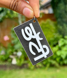 Punjabi Surname BHATTI Wooden Keyring Acrylic Name Key Chain Gift Sikh Gaut Kaur