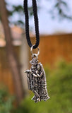Sri Radha Krishana Pendant Stainless Steel Hindu Evil Eye Protection black Dori