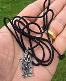 Sri Radha Krishana Pendant Stainless Steel Hindu Evil Eye Protection black Dori