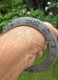 Sikh Sarbloh Kara Bangle Singh Kaur khalsa Hamri Karo Hath de Rasha iron kada KR