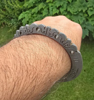 Sikh Sarbloh Kara Bangle Singh Kaur khalsa Hamri Karo Hath de Rasha iron kada KR