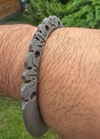 Sikh Sarbloh Kara Bangle Singh Kaur khalsa Hamri Karo Hath de Rasha iron kada KR