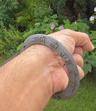 Sikh Sarbloh Kara Bangle Singh Kaur khalsa Hamri Karo Hath de Rasha iron kada KR