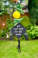 Hindu Nazar Battu Nimbu Mirchi Suraksha Safety Evil Eye Protection Shield TTT8