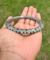 Sarbloh Chakri Kara Sri Akaal Ji Sahai Tooth Kada Sikh Nihang Singh Bangle i40