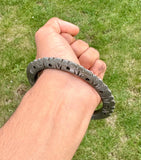 Sarbloh Chakri Kara Sri Akaal Ji Sahai Tooth Kada Sikh Nihang Singh Bangle i40