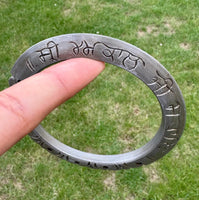 Sarbloh Chakri Kara Sri Akaal Ji Sahai Tooth Kada Sikh Nihang Singh Bangle i40