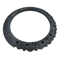 Sarbloh Chakri Kara Sri Akaal Ji Sahai Tooth Kada Sikh Nihang Singh Bangle i40