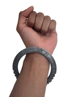 Sarbloh Chakri Kara Sri Akaal Ji Sahai Tooth Kada Sikh Nihang Singh Bangle i40