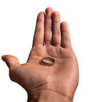 Simple Silver Thin Dimpled Textured, Hammered Band Pebbled Finish BRAND NEW B38