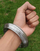 Sikh Sarbloh Wide Iron Smooth Design Chunky Bangle Heavy Singh Khalsa Kara H41