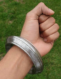Sikh Sarbloh Wide Iron Smooth Design Chunky Bangle Heavy Singh Khalsa Kara H41