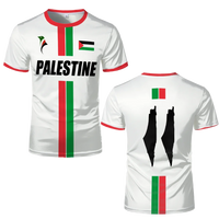 2025 New Palestine Football T-shirts Summer  Men's And Women Palestinian Jersey Gaza Kid's Tees Gifts Wholesale Unisex T Shirt