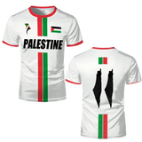 2025 New Palestine Football T-shirts Summer  Men's And Women Palestinian Jersey Gaza Kid's Tees Gifts Wholesale Unisex T Shirt