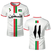 2025 New Palestine Football T-shirts Summer  Men's And Women Palestinian Jersey Gaza Kid's Tees Gifts Wholesale Unisex T Shirt