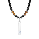 TIBETAN BUDDHIST PHURBA KILAYA THE MAGIC DAGGER WITHTIGER’S EYE LAVA STONE NECKLACE FOR MEN JEWELRY