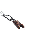 Tribal Buddha Pendant Carved Tiki Guardian Evil Eye Protection Lucky Charm TTT19