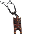Tribal Buddha Pendant Carved Tiki Guardian Evil Eye Protection Lucky Charm TTT19