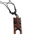 Tribal Buddha Pendant Carved Tiki Guardian Evil Eye Protection Lucky Charm TTT19