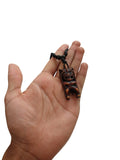 Tribal Buddha Pendant Carved Tiki Guardian Evil Eye Protection Lucky Charm TTT19