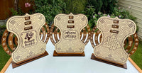 Sikh Home Stand Wooden Calendar Desktop Office Decor Punjabi Display Khalsa SSS1