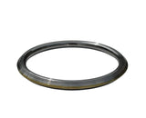 Stainless Steel Gold Edge Kara Stunning Singh Kaur Bangle Sikh Kada BRAND NEW A2