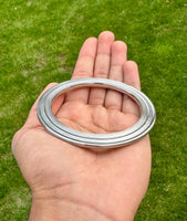 Sikh Kara Stainless Steel Heavy Lined Bangle Punjabi Kada Singh Bracelet A4R New