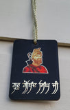 Sikh Guru Gobind Nanak Dev Car Mirror HANGER Punjabi Singh Kaur Wood Pendant GG7