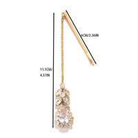 Fashion Indian Bridal Forehead Chain Headwear Wedding Accessories Elegant Headband Leaf Zircon Hair Chain Jewelry For Women