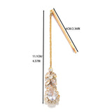 Fashion Indian Bridal Forehead Chain Headwear Wedding Accessories Elegant Headband Leaf Zircon Hair Chain Jewelry For Women