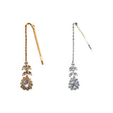 Fashion Indian Bridal Forehead Chain Headwear Wedding Accessories Elegant Headband Leaf Zircon Hair Chain Jewelry For Women